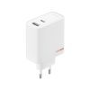 OnePlus SUPERVOOC 80W GaN Dual USB-A + USB-C Cestovní Nabíječka + USB-C/USB-C Kabel White