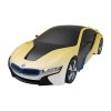 RASTAR R/C 1:24 BMW i8 auto na dálkové ovládání - citlivé na UV záření (bílé a žluté)