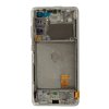 LCD display + Dotyk + Přední Kryt Samsung G780 4G Galaxy S20 FE Cloud White (Service Pack)