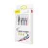 Baseus Fast USB kabel 4v1 2xUSB-C / Lightning / Micro 3,5A 1,2m - černý