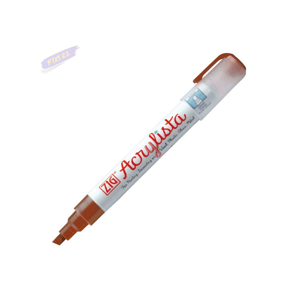 13506 2 kuretake zig acrylista 6mm 060 rust