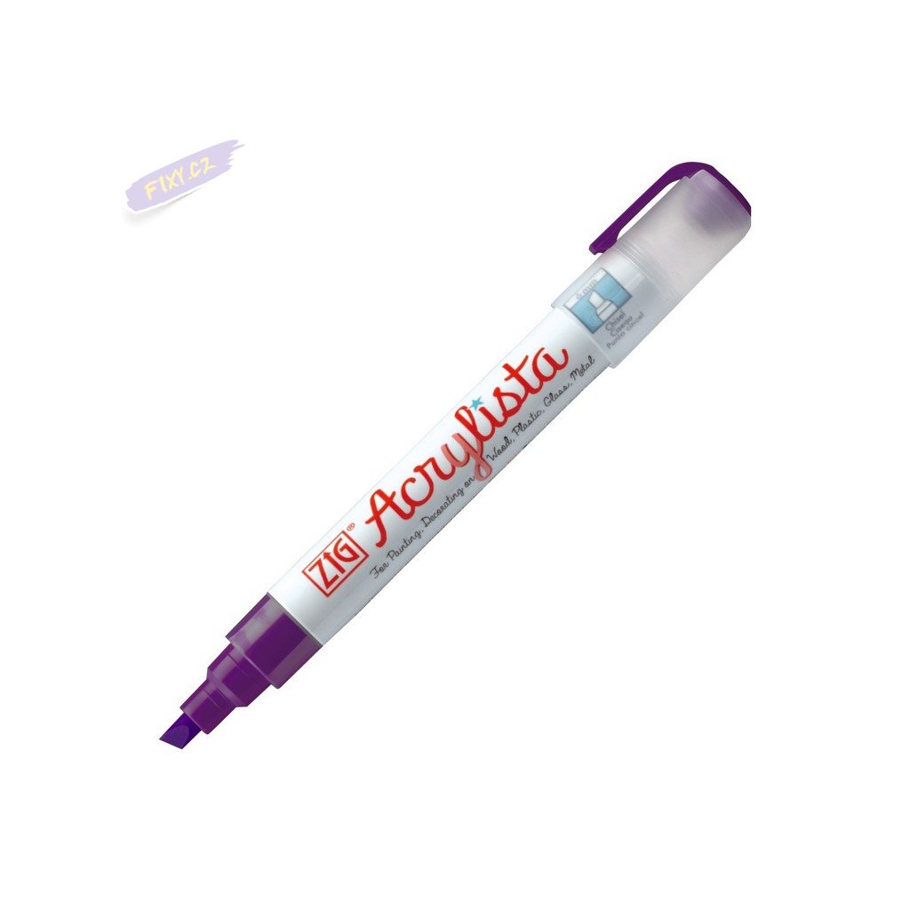 13512 2 kuretake zig acrylista 6mm 080 violet