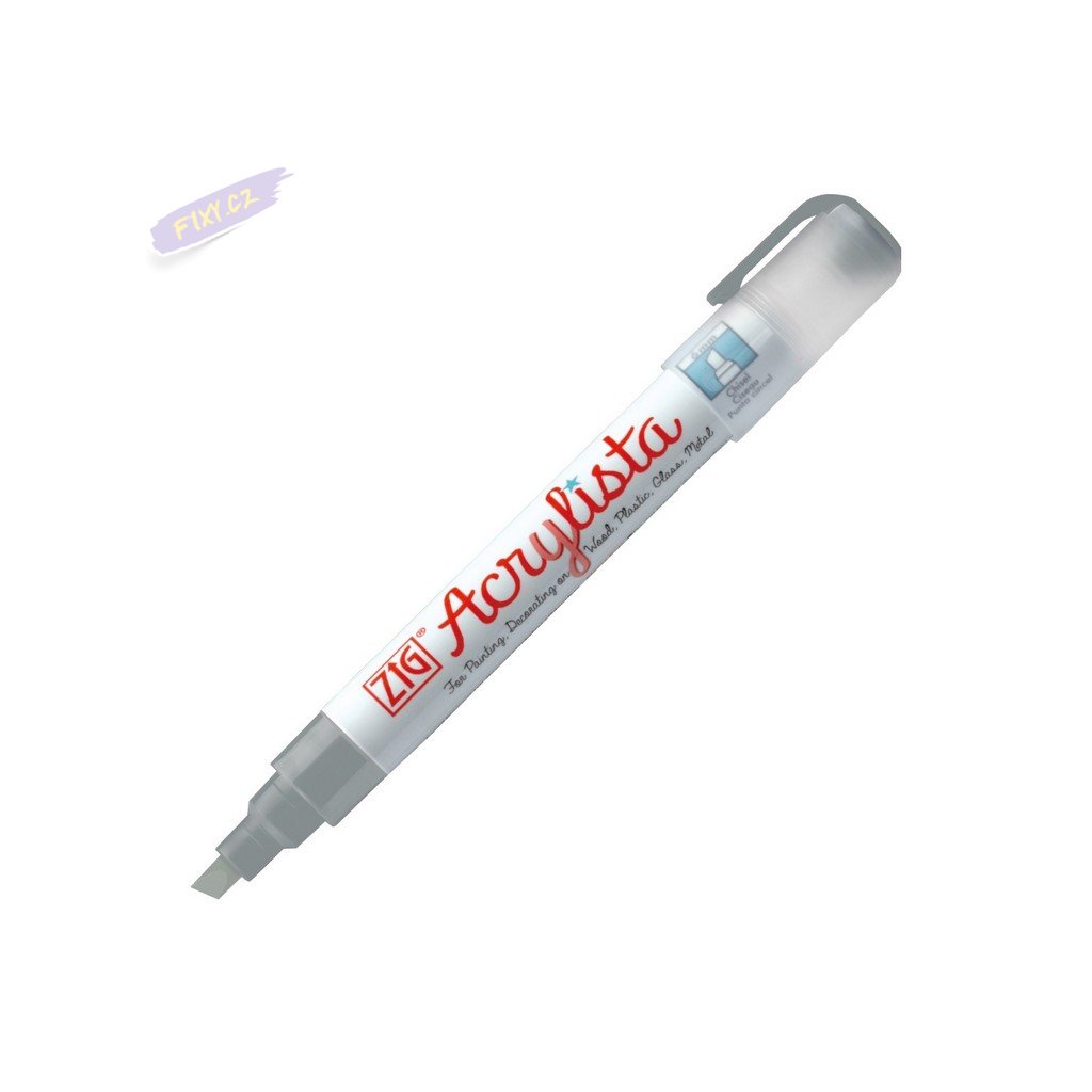 13572 2 kuretake zig acrylista 6mm 941 slate gray