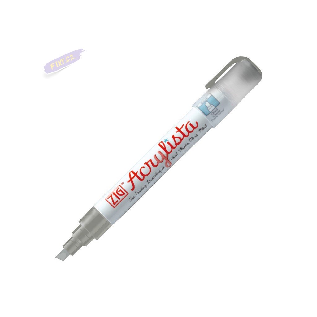 13578 2 kuretake zig acrylista 6mm 102 silver