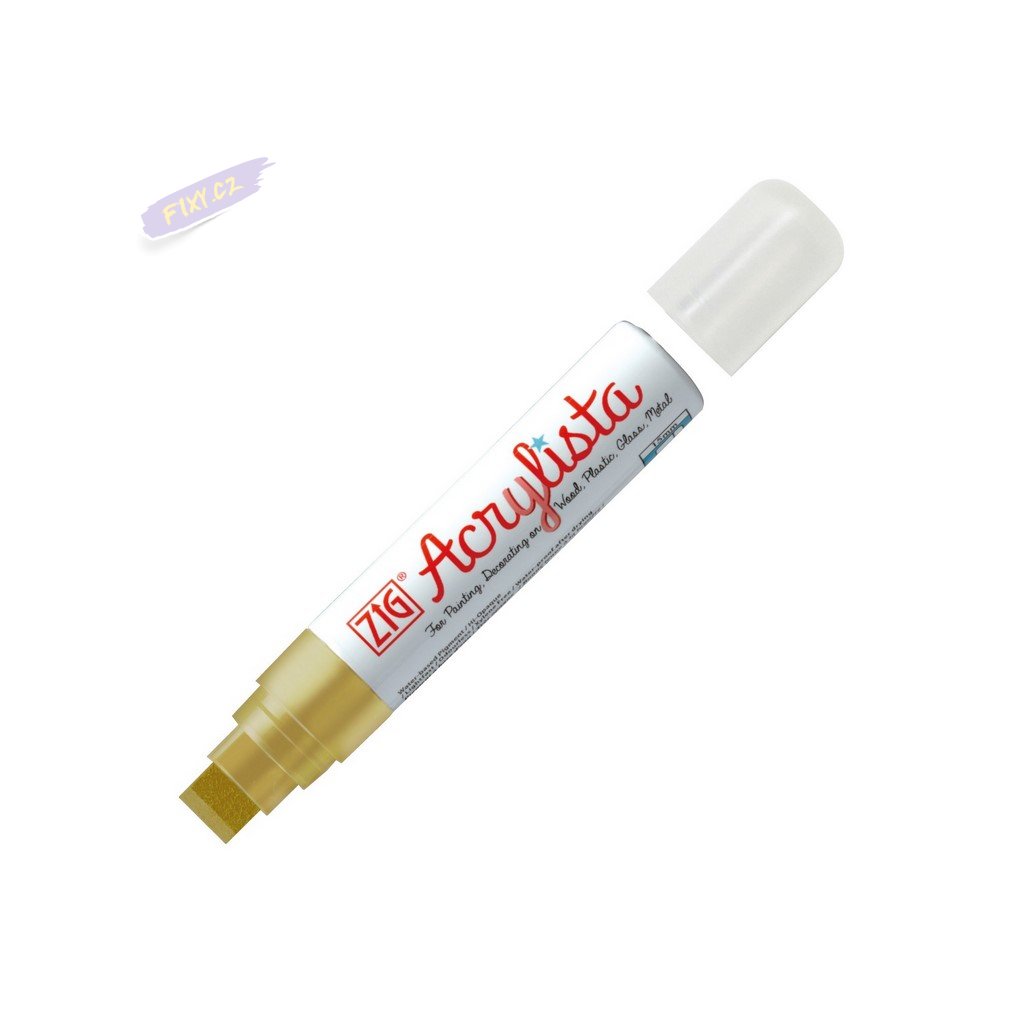 13656 2 kuretake zig acrylista 15mm 101 gold
