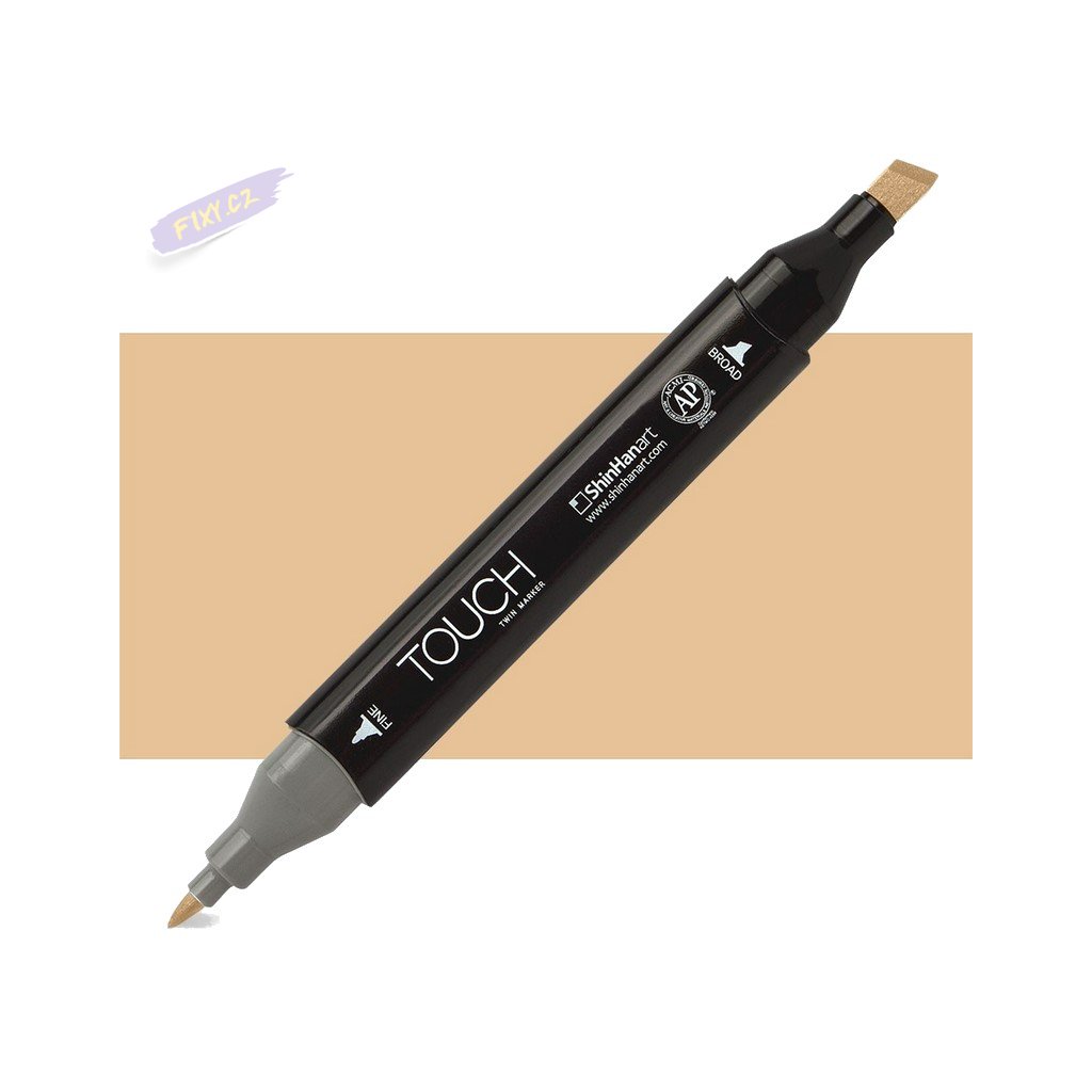 1602 1 br114 pale camel touch twin marker