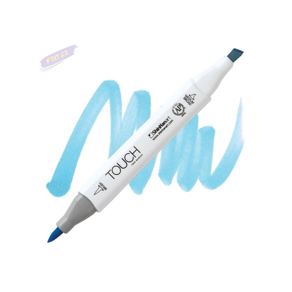 2097 2 b67 pastel blue touch twin brush marker