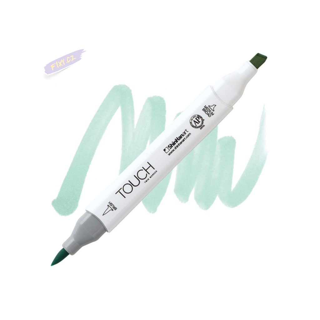 2100 2 b68 turquoise blue touch twin brush marker