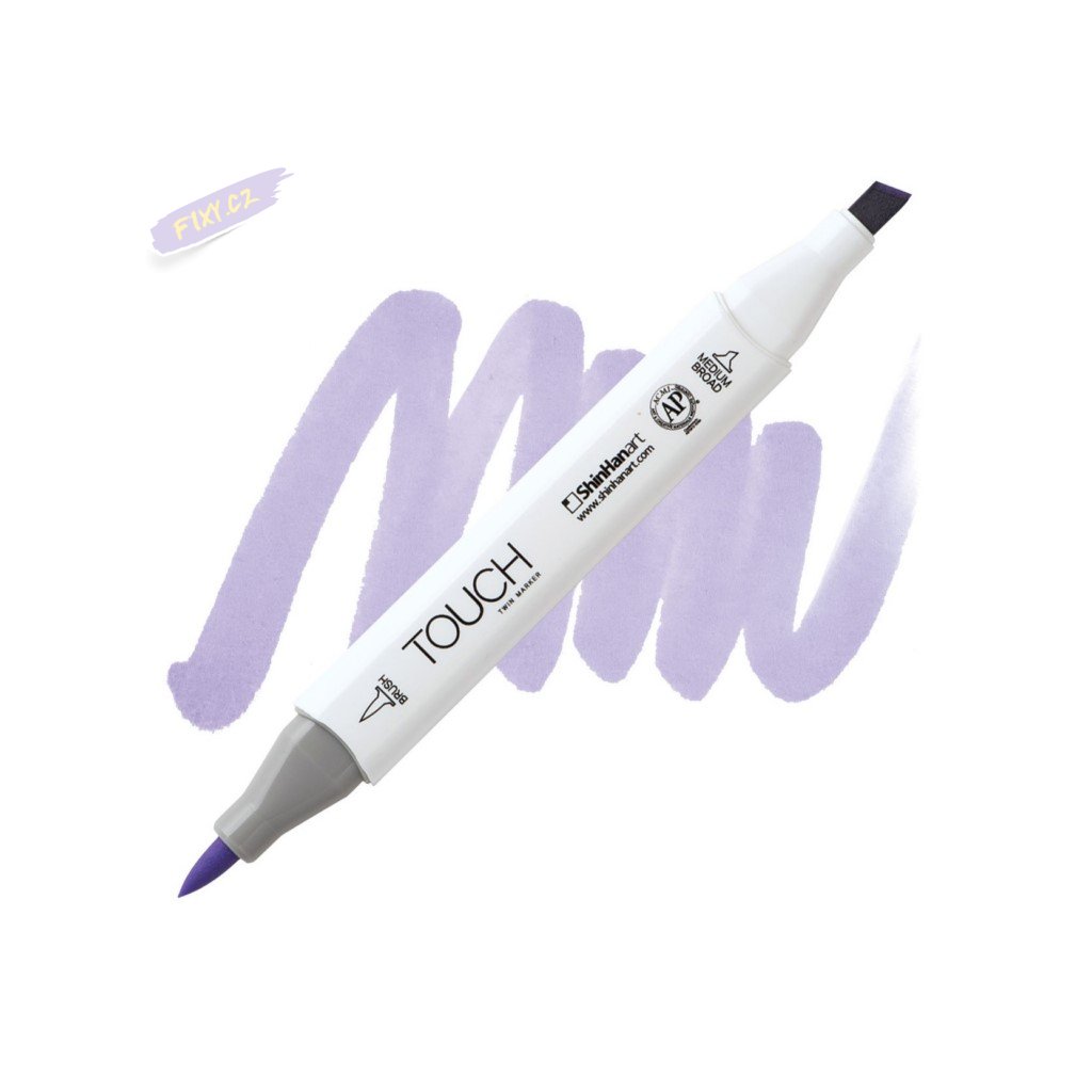 2127 2 pb77 pale blue touch twin brush marker
