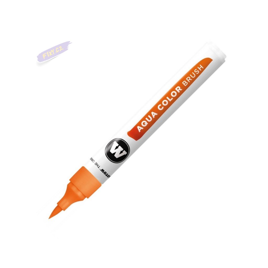 22095 4 molotow akvarelovy aqua color brush orange