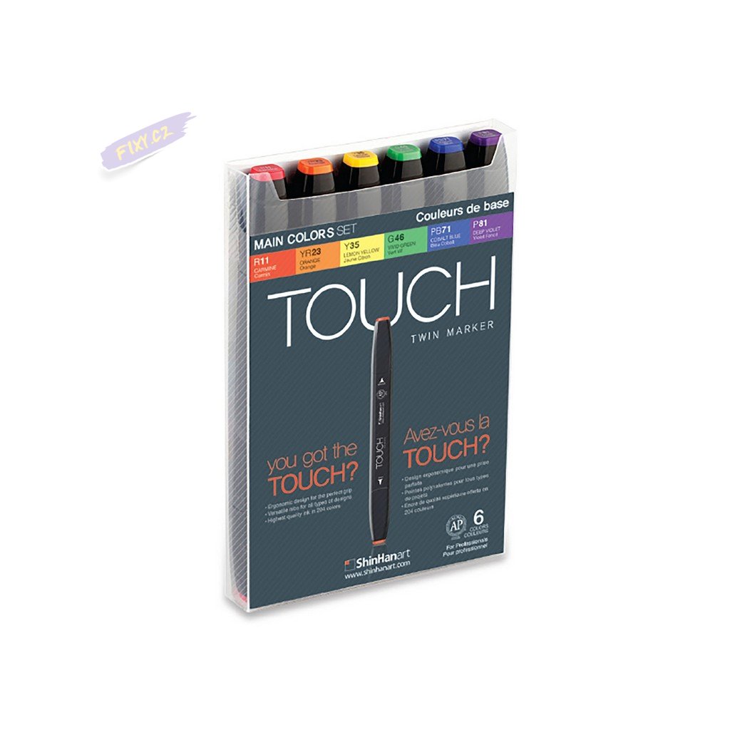 TOUCH TWIN Marker 6c SET [MAIN COLORS]