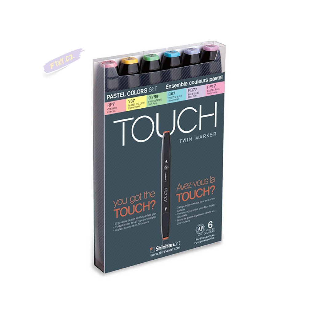 TOUCH TWIN Marker 6c SET [PASTEL COLORS]