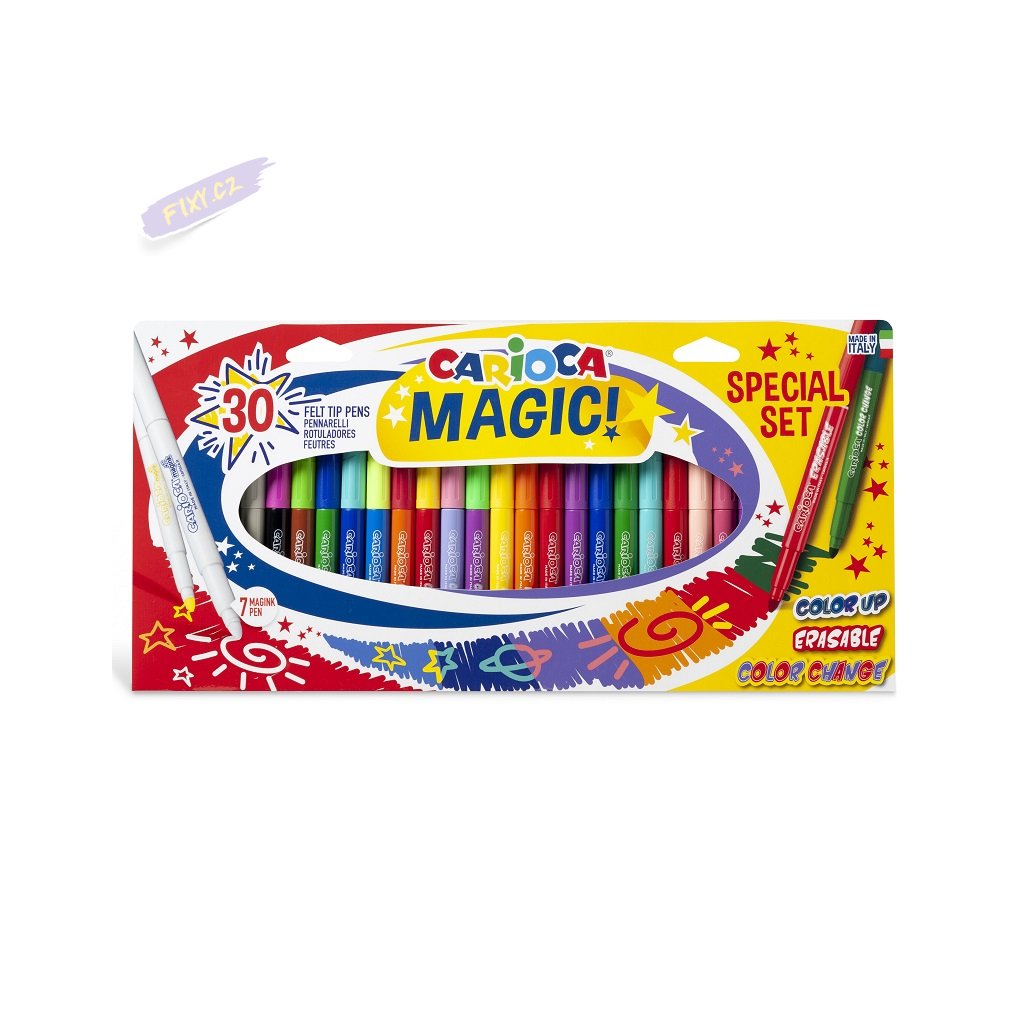 30204 2 fixy carioca magic 30ks erasable color change color up