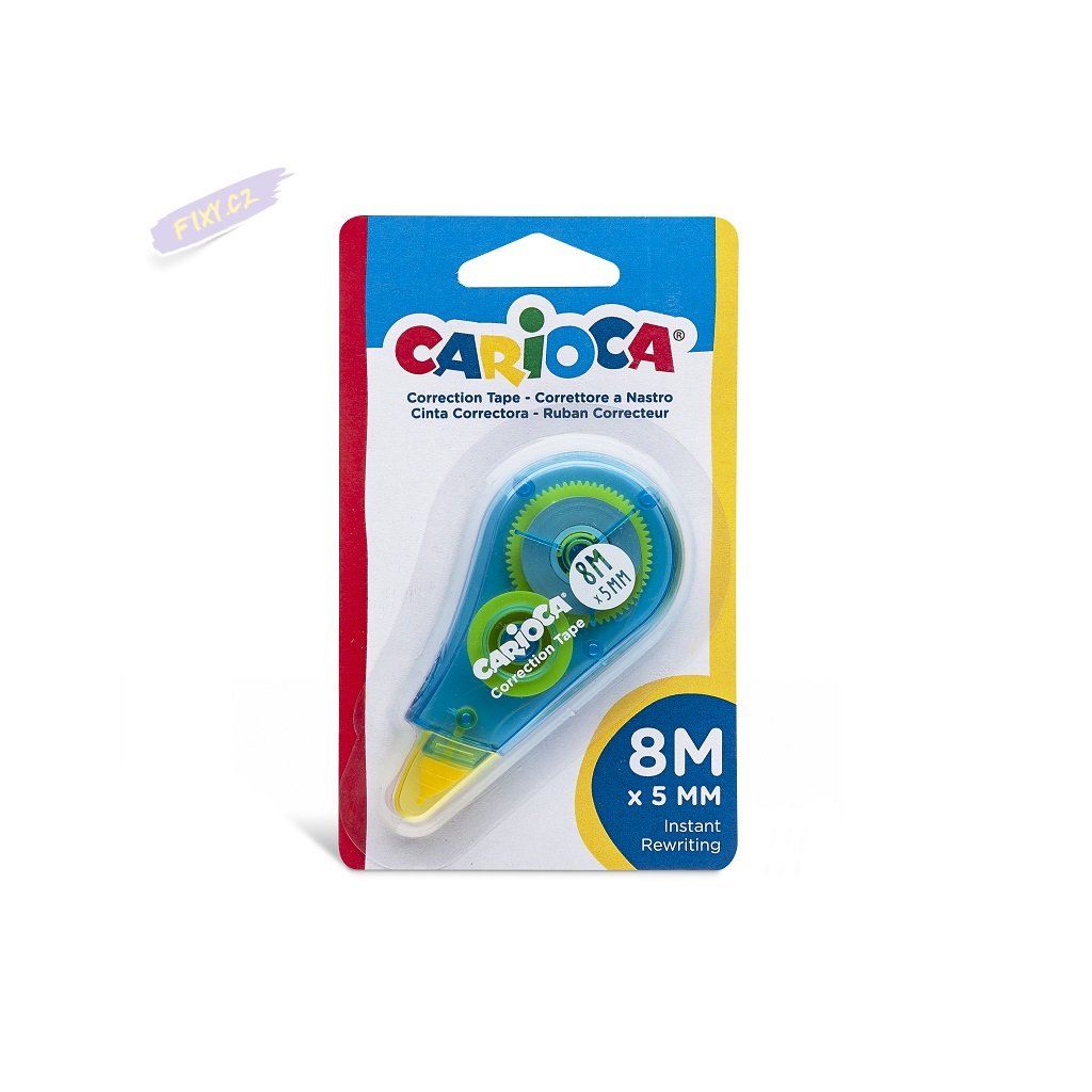 42088Blue CARIOCA Corrector Tape 8M Blister 1 pc