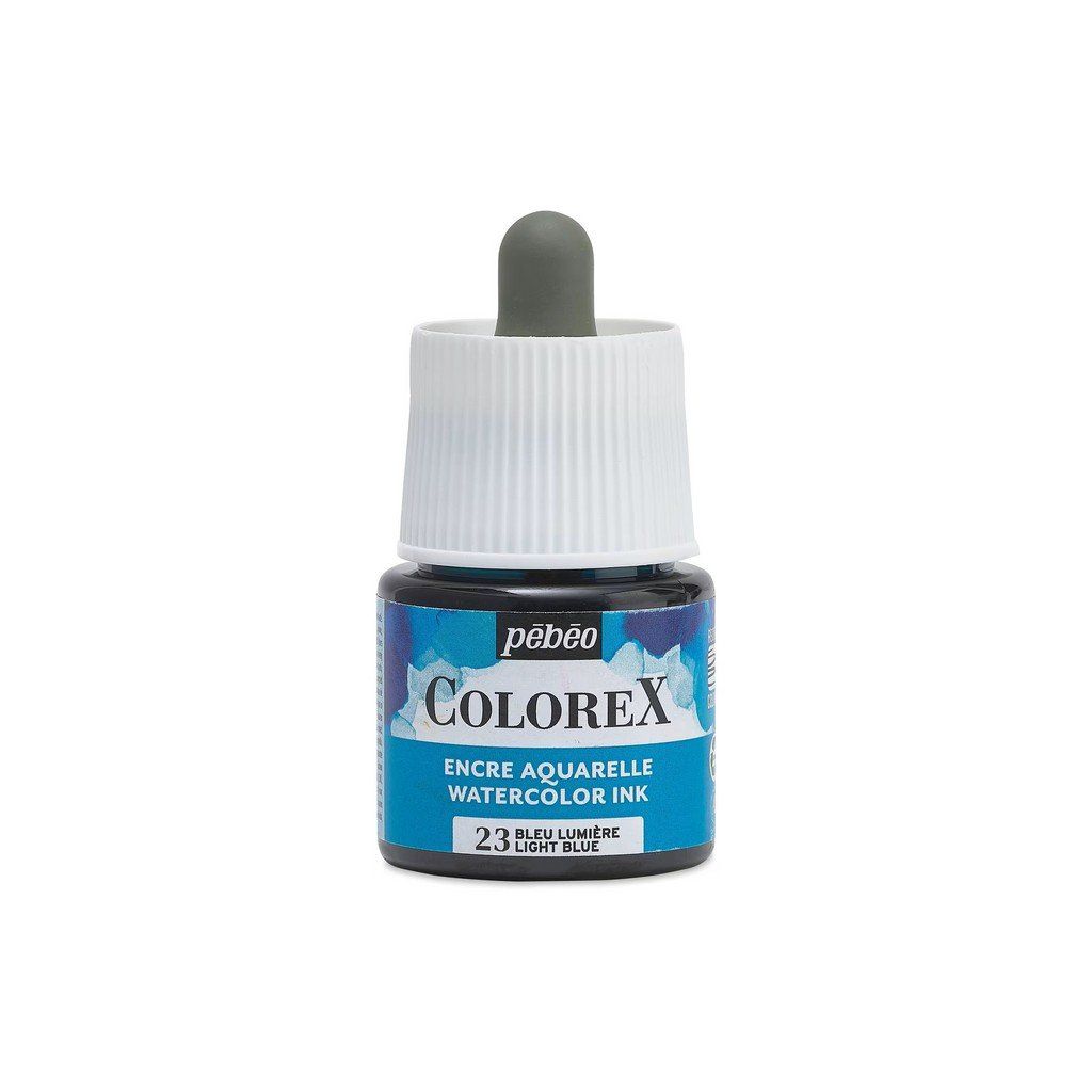 Akvarelový inkoust PEBEO Colorex 45 ml, Light Blue (23)