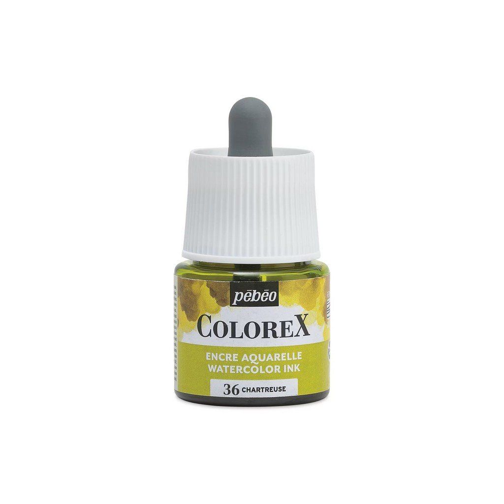 Akvarelový inkoust PEBEO Colorex 45 ml, Chartreuse (36)