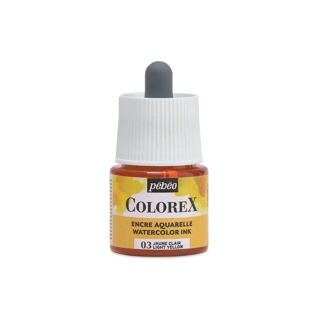 Akvarelový inkoust PEBEO Colorex 45 ml, Light Yellow (03)