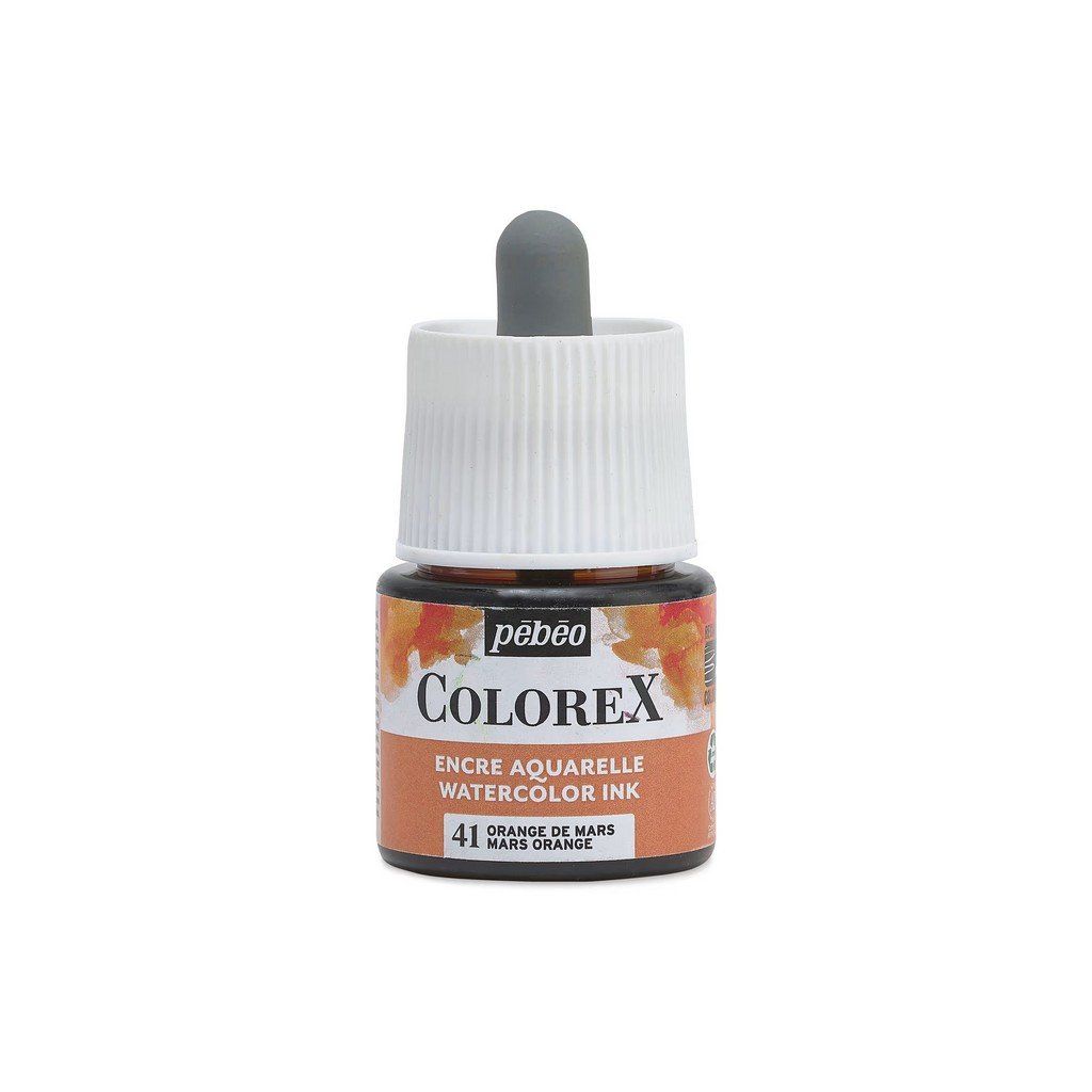 Akvarelový inkoust PEBEO Colorex 45 ml, Mars Orange (41)