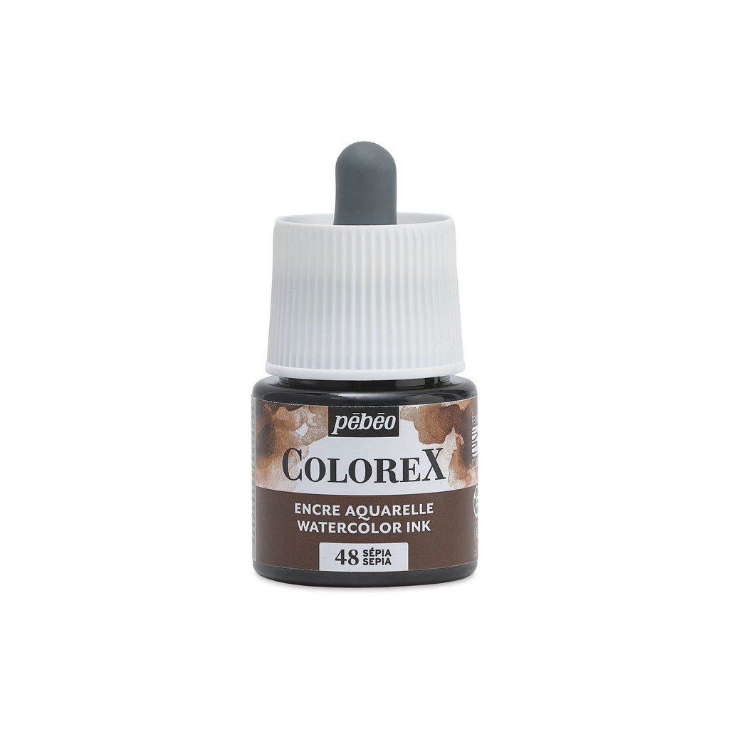 Akvarelový inkoust PEBEO Colorex 45 ml, Sepia (48)