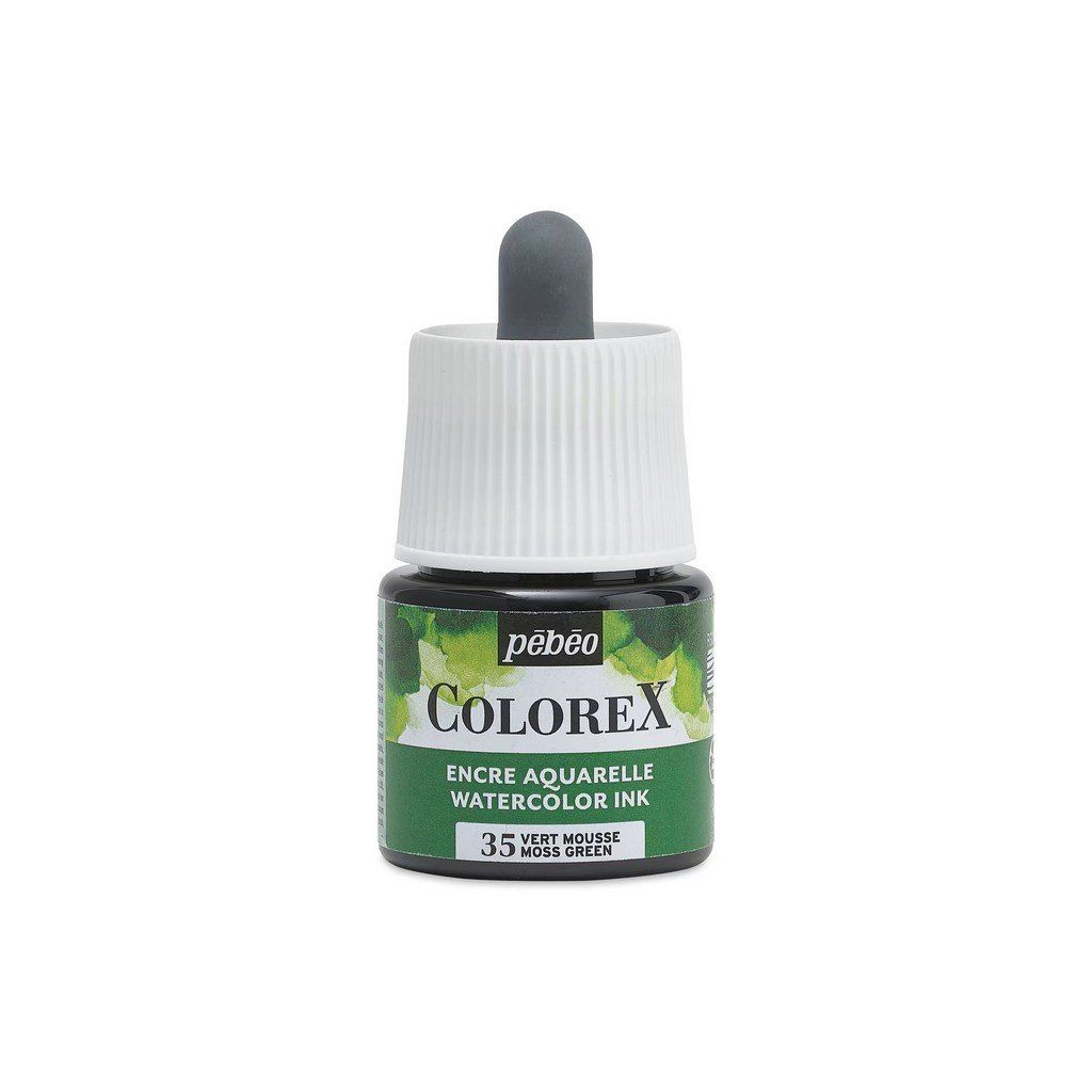 Akvarelový inkoust PEBEO Colorex 45 ml, Moss Green (35)