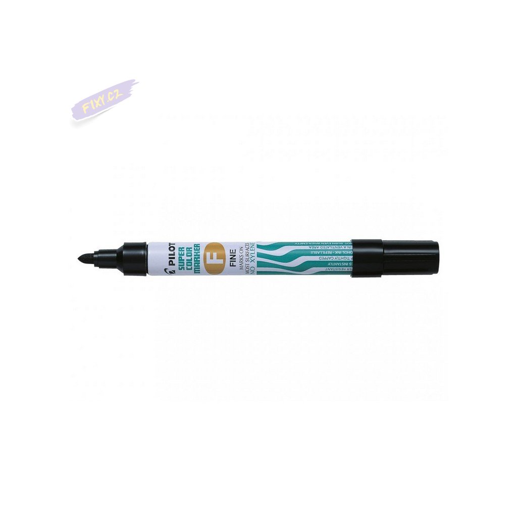 pilot lihovy super color marker kulaty cerny