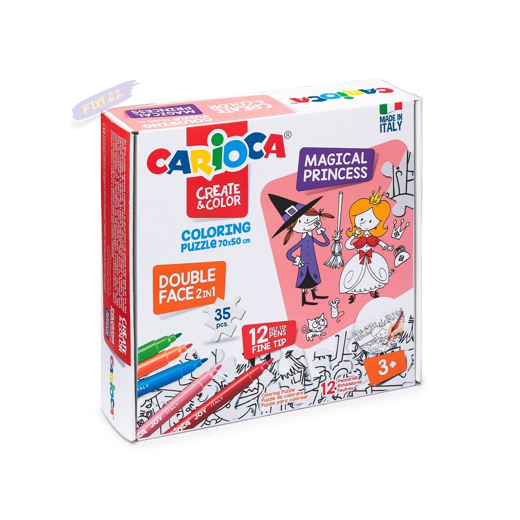 42941 CARIOCA Create Color Coloring Puzzle Magical Princess 47 pcs