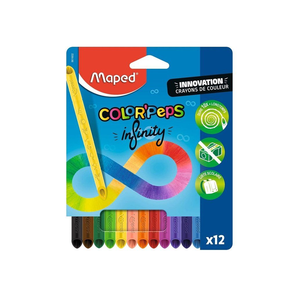 maped coloriage crayons de couleur infinity 861602
