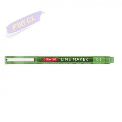 11535 1 liner derwent line maker 0 3mm zeleny