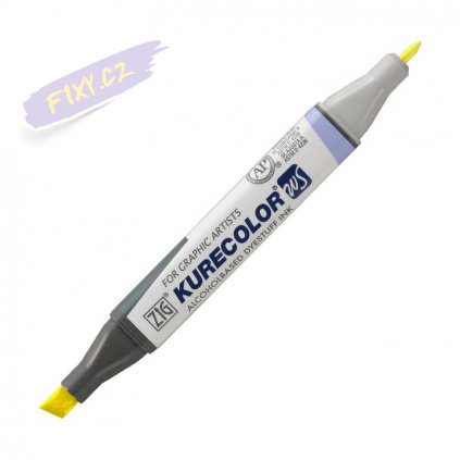 12249 2 kuretake zig kurecolor twin 102 lemon yellow