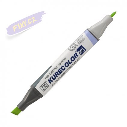 12261 2 kuretake zig kurecolor twin 120 barium yellow