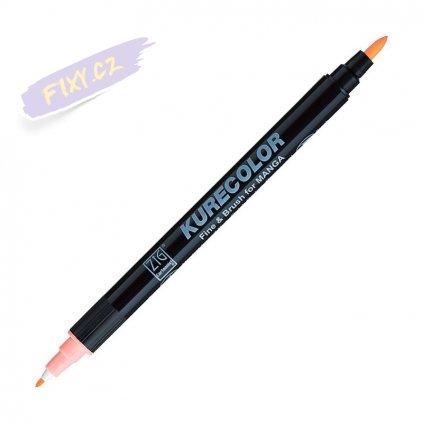 12711 1 kuretake zig kurecolor fine brush 222 light pink