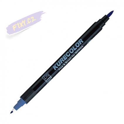 12747 1 kuretake zig kurecolor fine brush 319 menthol violet