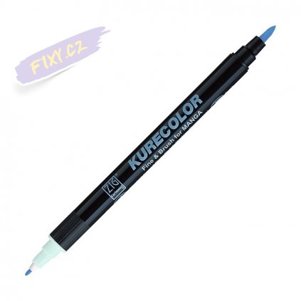 12768 1 kuretake zig kurecolor fine brush 340 haze blue