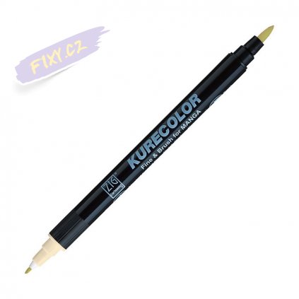 12816 1 kuretake zig kurecolor fine brush 423 vanilla