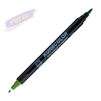 12831 1 kuretake zig kurecolor fine brush 505 may green