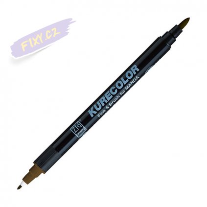 12912 1 kuretake zig kurecolor fine brush 765 nutmeg