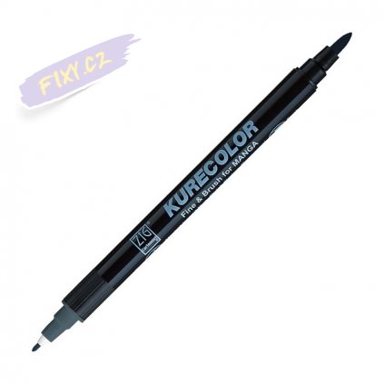 12951 1 kuretake zig kurecolor fine brush 827 blue gray 4