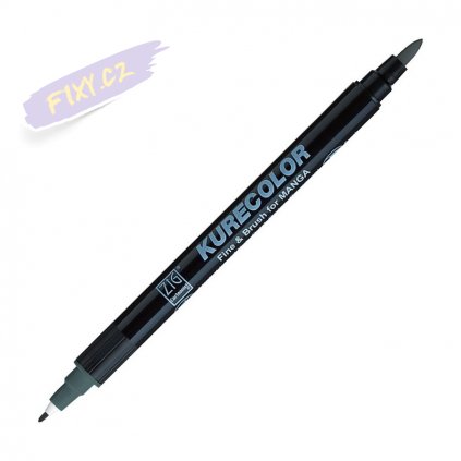 12993 1 kuretake zig kurecolor fine brush 846 green gray 4