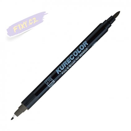 13026 1 kuretake zig kurecolor fine brush c08 cool gray 8