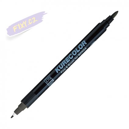 13029 1 kuretake zig kurecolor fine brush c09 cool gray 9