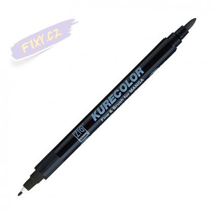 13032 1 kuretake zig kurecolor fine brush c10 cool gray 10