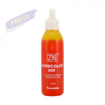 13080 1 kuretake zig kurecolor refill ink 25ml 104 mid yellow