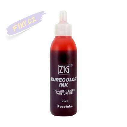 13116 1 kuretake zig kurecolor refill ink 25ml 218 red