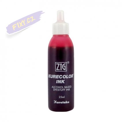 13122 1 kuretake zig kurecolor refill ink 25ml 225 pink