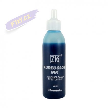 13143 1 kuretake zig kurecolor refill ink 25ml 303 light blue