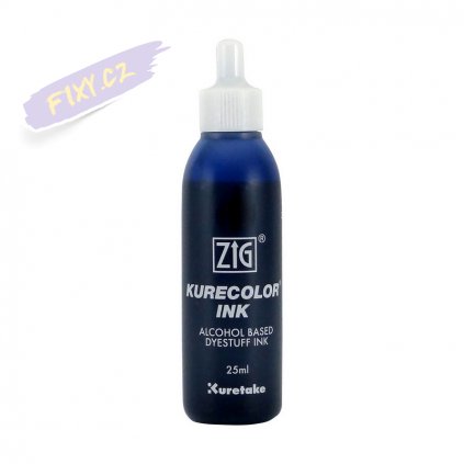 13158 1 kuretake zig kurecolor refill ink 25ml 320 navy