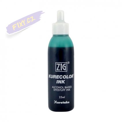 13251 1 kuretake zig kurecolor refill ink 25ml 532 aqua