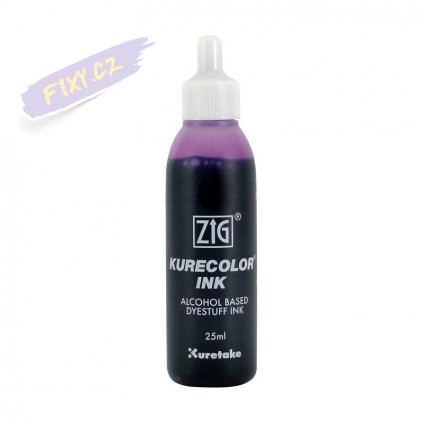 13281 1 kuretake zig kurecolor refill ink 25ml 634 light violet