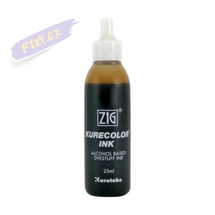 13305 1 kuretake zig kurecolor refill ink 25ml 736 mustard