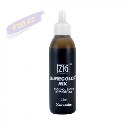 13332 1 kuretake zig kurecolor refill ink 25ml 784 dark oatmeal